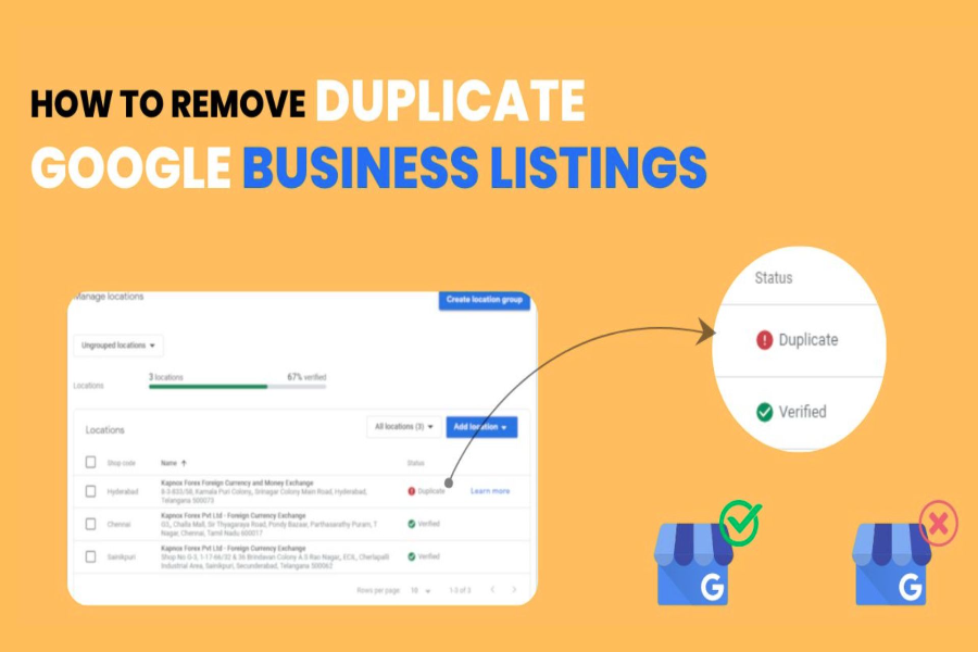How to Remove Duplicate Google My Business Listing